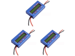 Medidor De Potencia Digital 3x, Cc 60v 100a, Comprobador De Equilibrio De Voltaje De Batería