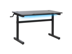 Escritorio gamer BELIANI Durbin de MDF Negro 120x60x114