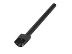 Mango De Corte De Esquinas Redondeadas Para Herramientas De Bricolaje De Cuero De 15 Mm