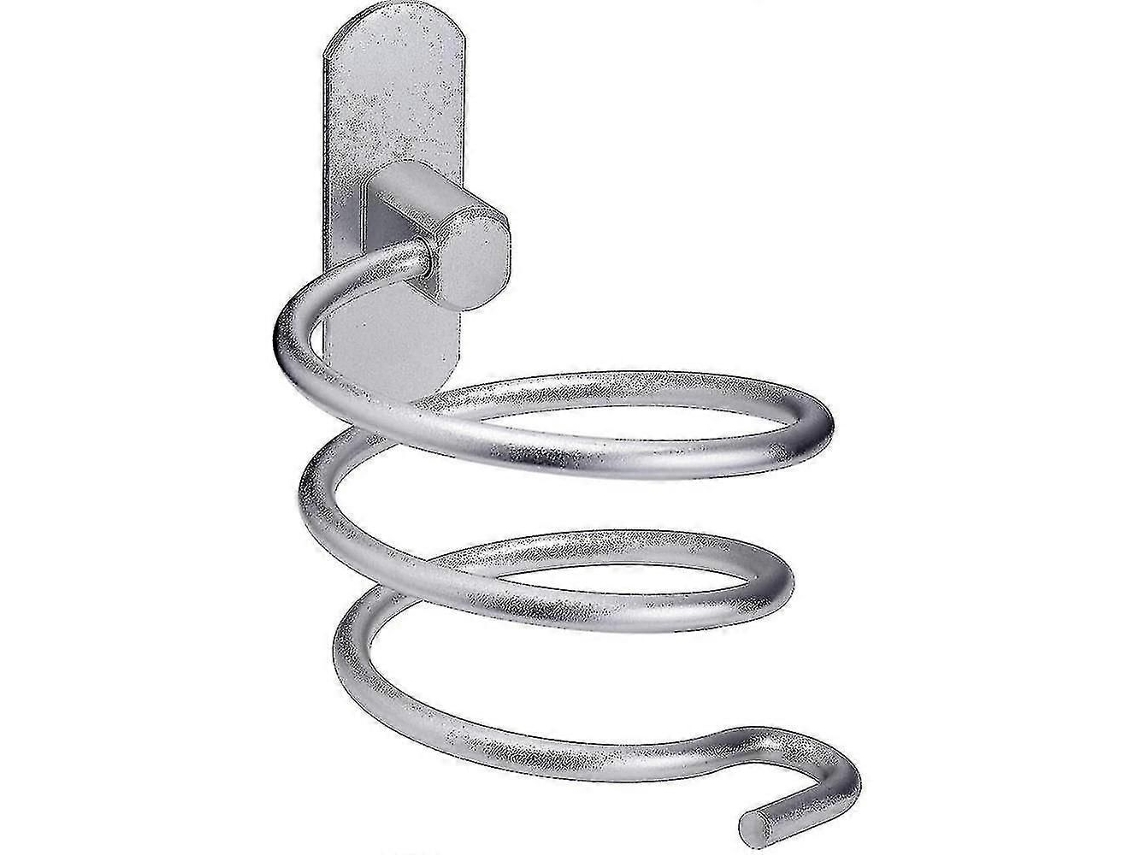 Suporte De Secador De Cabelo, Secador De Cabelo Livre Rack Espiral - Prata