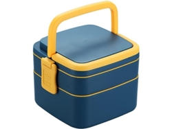 Fiambrera Isotérmica, Caja Bento Japonesa Para Niños Y Adultos, Apta Para Microondas, 1000 Ml.