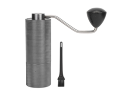 Molinillo De Café Manual Portátil Con Manivela Pequeña Para Oficina Camping Hogar Negro Medianoche