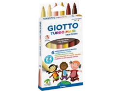 Marcadores Tonos de piel GIOTTO turbo maxi 6 Un)