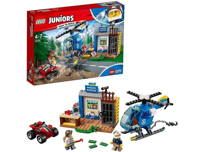 LEGO Juniors: Persecución policial en la montaña - 10751 (Edad Mínima: 4 - 115 Piezas)
