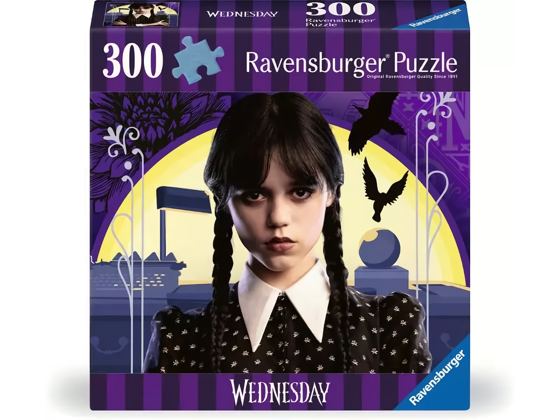 RAVENSBURGER Puzzle - Wednesday No Hug Zone- 300pc (EN)