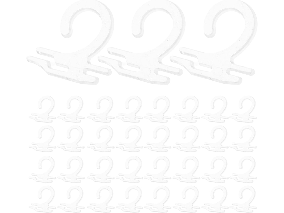 Slowmoose 300 ganchos en forma de "?" para calcetines, de plástico, 300 unidades.