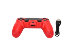 Controle Sem Fio LAXISCREED Ps4 Vibração Dual Vermelho