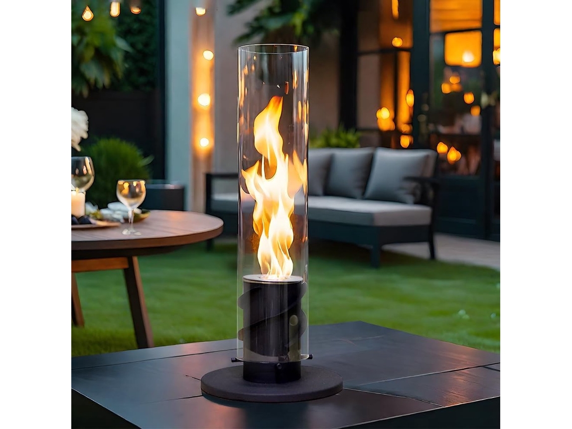 40 Cm - Chimenea De Mesa - Chimenea De Exterior - Interior Y Exterior - Chimeneas De Bioetanol