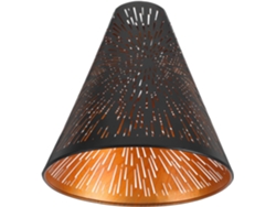 Lámpara de mesa E27cm en hierro negro y dorado. SFUSHOS