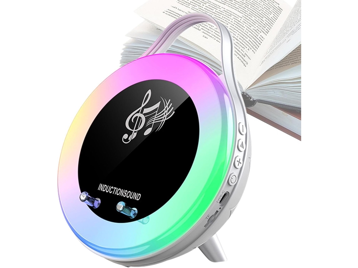 Altavoz con cable - Luces recargables - Sonido de alta fidelidad - Gadget SFUSHOS