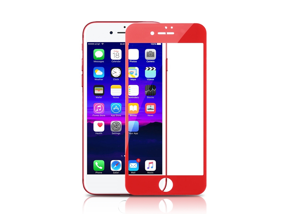 Protector De Pantalla De Vidrio Templado (cobertura De Pantalla Completa) Para Iphone 7 Plus De 5.5 Pulgadas