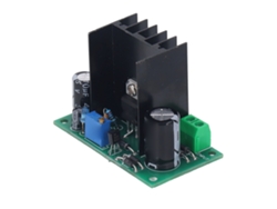 Módulo regulador de potencia Horizon-Plata 2026 con voltaje CC ajustable y protección DC5~35V AC6~25V LM317