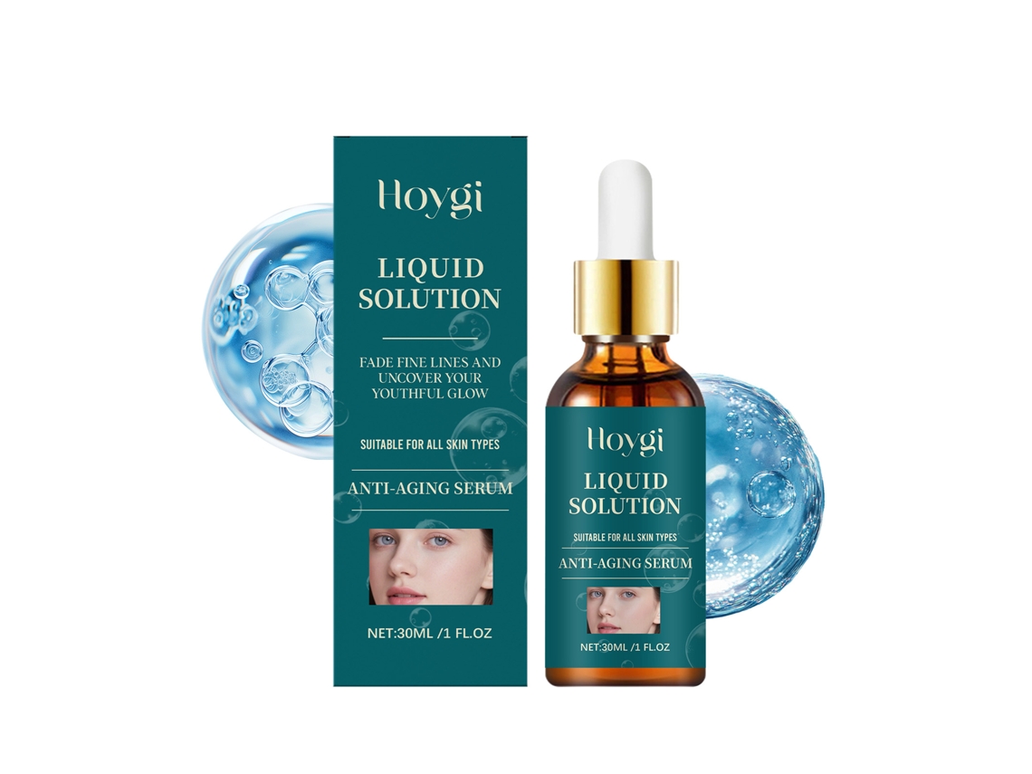 Sérum antiedad para una piel joven y rejuvenecida.