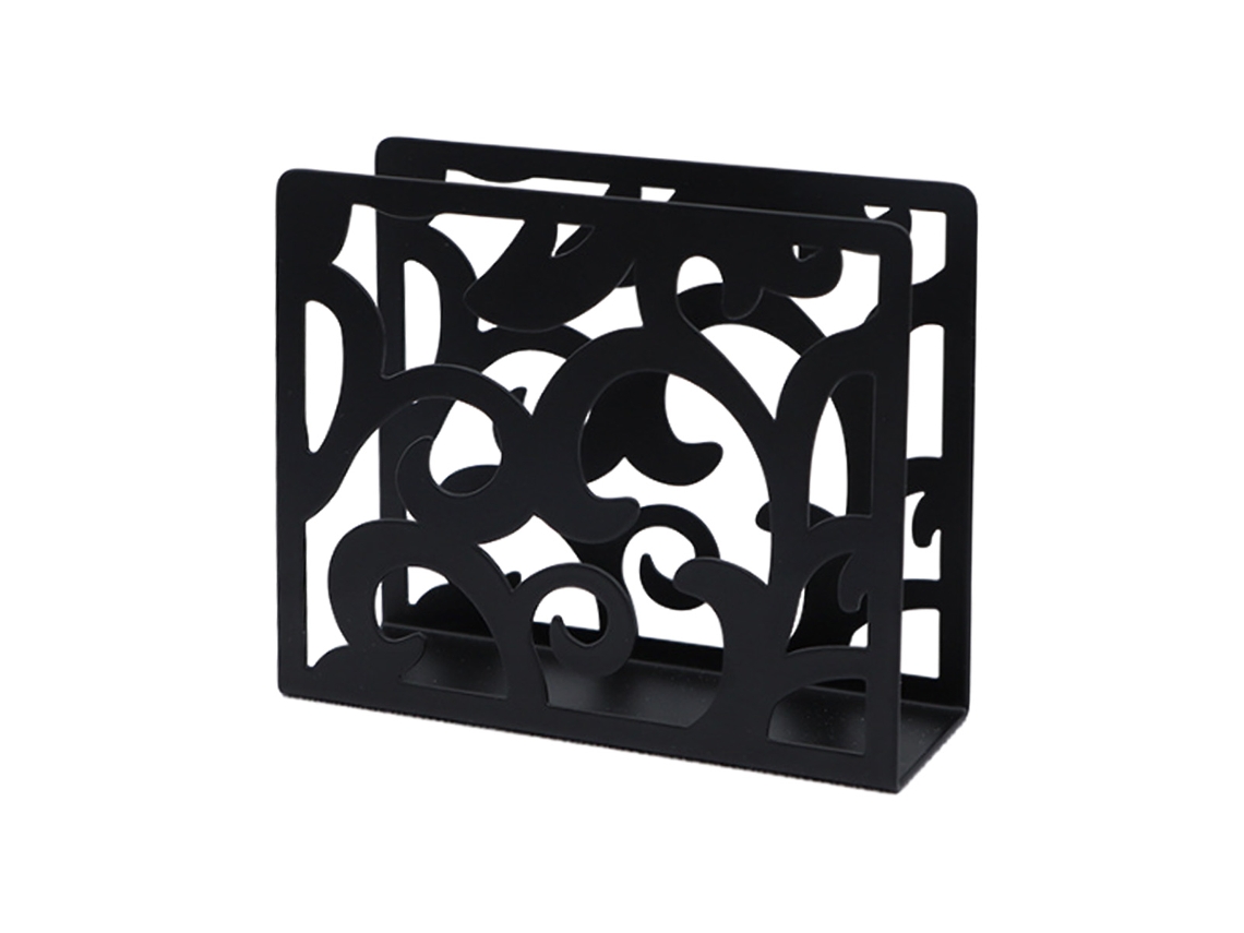 Servilletero moderno para mesa, cuadrado vertical de metal NEVEANCE