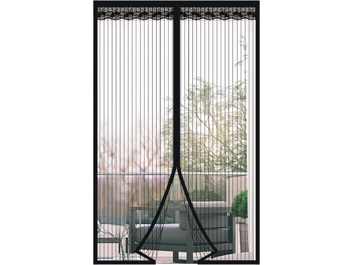 Cortina Mosquitera Magnética, Cierre Magnético, No Requiere Taladro (70cm X 210cm)