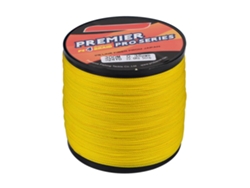 Hilo De Pesca Trenzado De Pe De 4 Hebras, 50 Lb, Resistente A La Abrasión, 300 M, Amarillo, Para Agua Dulce Y Salada.