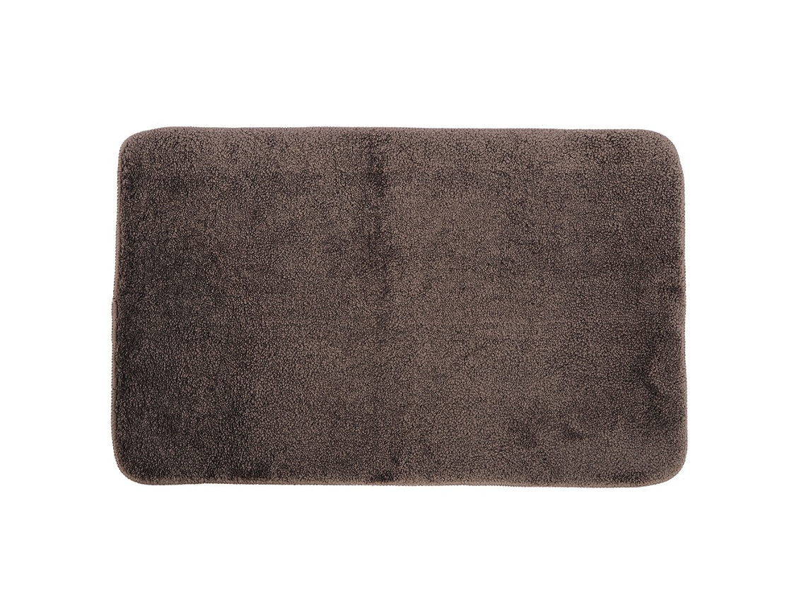 Alfombrilla Suave Antideslizante Marrón Para Baño/dormitorio, 50x80cm