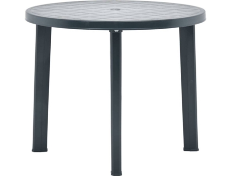 Mesa de jardín VIDAXL Verde Plástico (89x72 cm)