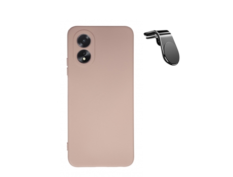 Funda Carro Proteção Traseira para Oppo Oppo A18 GIFT4ME Silicona Rosa