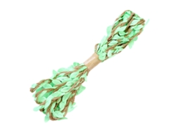 Cinta Verde con Hojas, 1.5cm*10m - Yute con Hojas para Decoración NEVEANCE