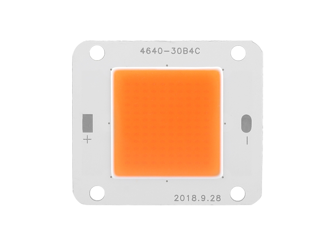 2026-chip De Led Cob De 50w 12v Dc Luz Espectro Completo Para Cultivo De Plantas