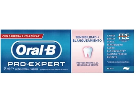 Pasta de dientes ORAL-B Pro Expert Sensibilidad & Blanqueante (75 ml)