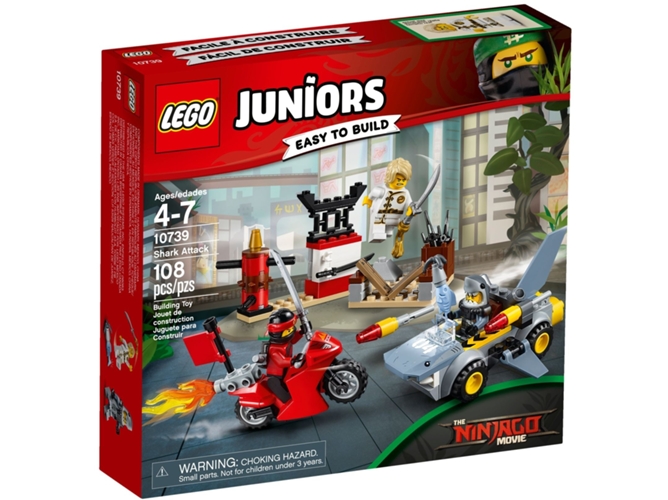 LEGO Juniors: Ataque de tiburón 10739 (Edad Mínima: 4 - 108 Piezas)