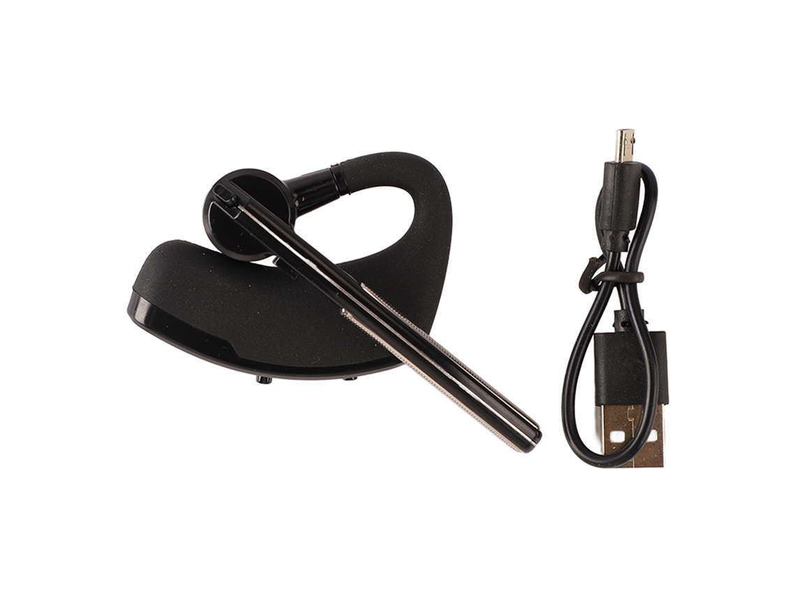 Auricular Bluetooth Estéreo Con Cancelación De Ruido, Ajustable 180 Grados, Inalámbrico, Para