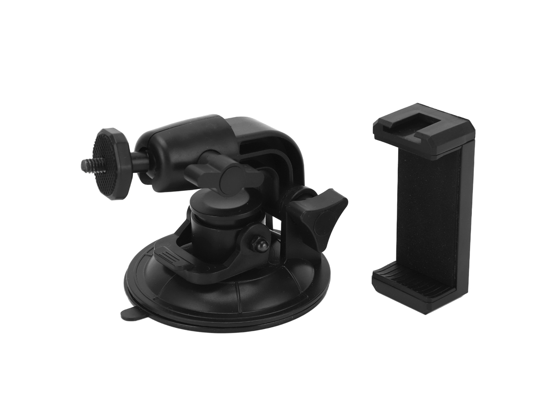 TRUYUETY Soporte para Cámara con Ventosa Potente para Coche, Soporte para Teléfono con Ventosa Grande de 9 cm para Cámaras de Acción y Smartphones