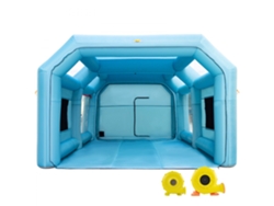 Cabina de Pintura Inflable 7x4x2.5m con Sistema de Filtro y Ventilador Tekmaquinas