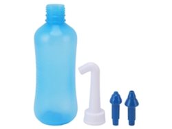 Botella De Irrigación Nasal Para Lavado De Senos Nasales Con 2 Boquillas, Para Adultos/niños, 310 Ml, Abs