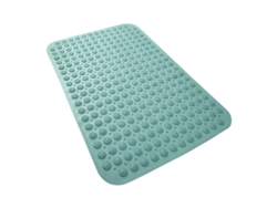 Alfombra De Baño Antideslizante Para El Hogar Con Ventosa Fuerte Para Ducha Y Masaje De Pies (verde/46x77cm) Gertiz
