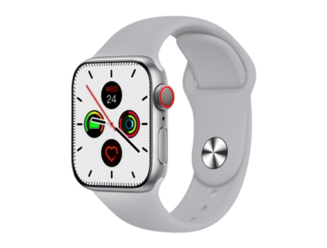 Smartwatch WS88 con pantalla a color de 1,96'', compatible con monitorización de frecuencia cardíaca/monitorización de presión arterial