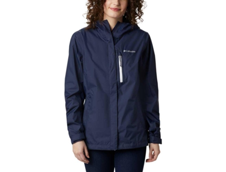Abrigo para Mujer COLUMBIA Pouring Adventure Ii Azul para Montaña (XS)