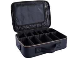 1 Neceser Portátil Con Compartimentos Para Viajes, Práctico Estuche De Almacenamiento.