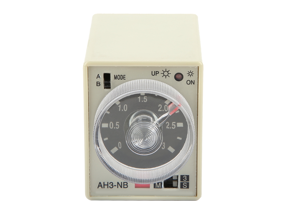 Relé Temporizador Ah3-nb 3s-30m Con Perilla De Control, 220 V Ca