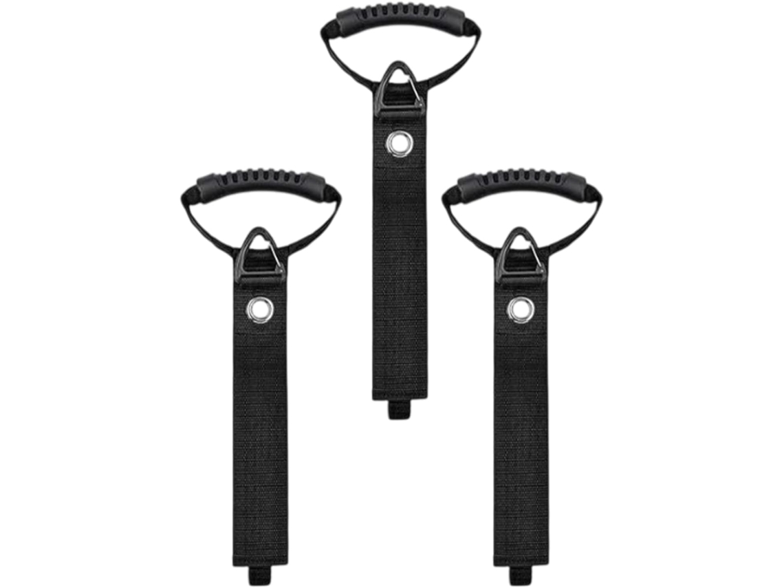 Juego de 3 soportes para cables de extensión, correas de almacenamiento resistentes, herramienta de extensión Vayotoy