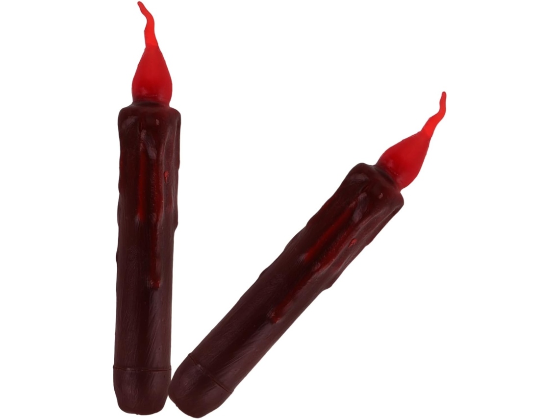 Juego De 2 Velas Sin Llama A Pilas Con Luz Cónica