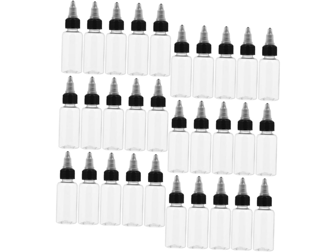 Botellas Flexibles Para Pegamento, Pintura Y Sellador De Látex Botellas Translúcidas Con Punta Fina.