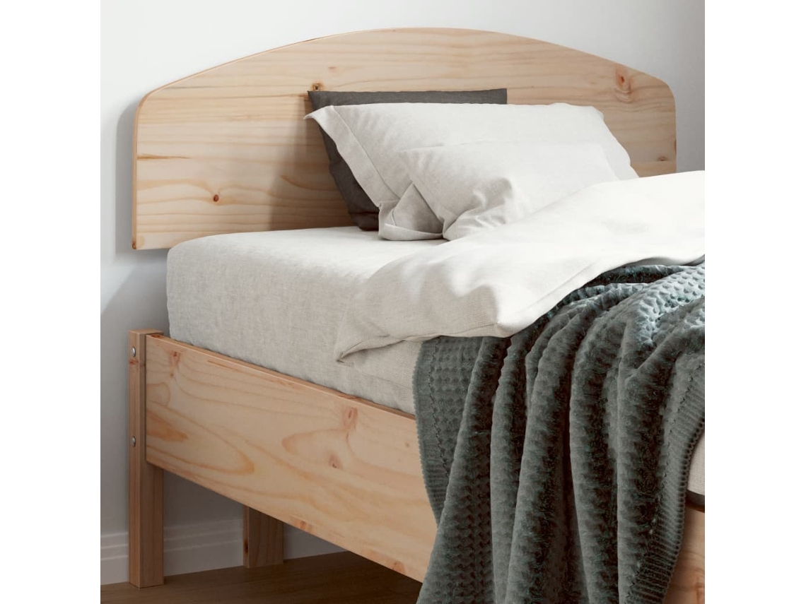 Cabecero de madera maciza de pino 90 cm