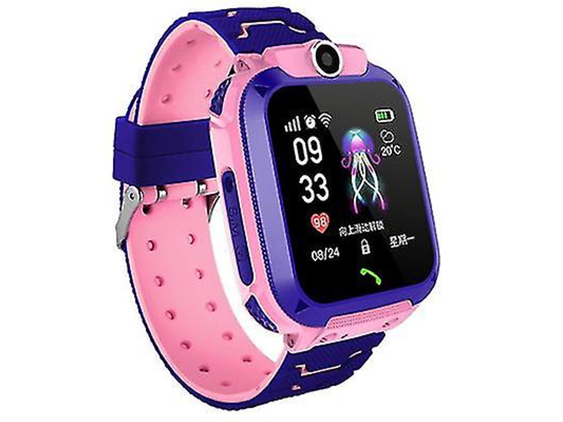 Reloj inteligente Q12 para niños, resistente al agua, con posicionamiento, llamada bidireccional, pantalla táctil, cámara y control remoto de una tecla.