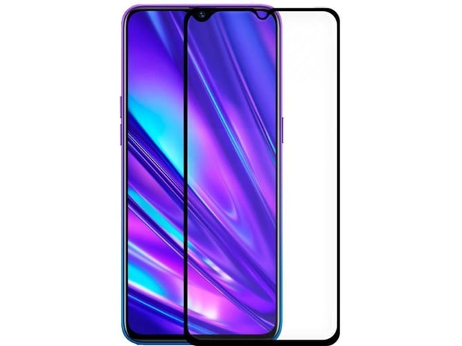 Protector de Cristal Templado Realme 5 Pro COOL Full 3D Negro