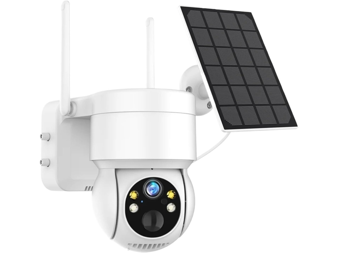 Cámara Ip Solar Exterior Sin Filtro Con Zoom X10, 4 Mp, Batería Integrada