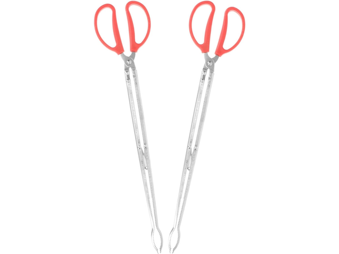 Pinzas De Acero Inoxidable De 2 Piezas, Herramienta Práctica Para Barbacoa Y