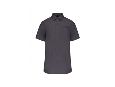 Camiseta de Manga Corta Kariban Popeline (Tam: XXL)