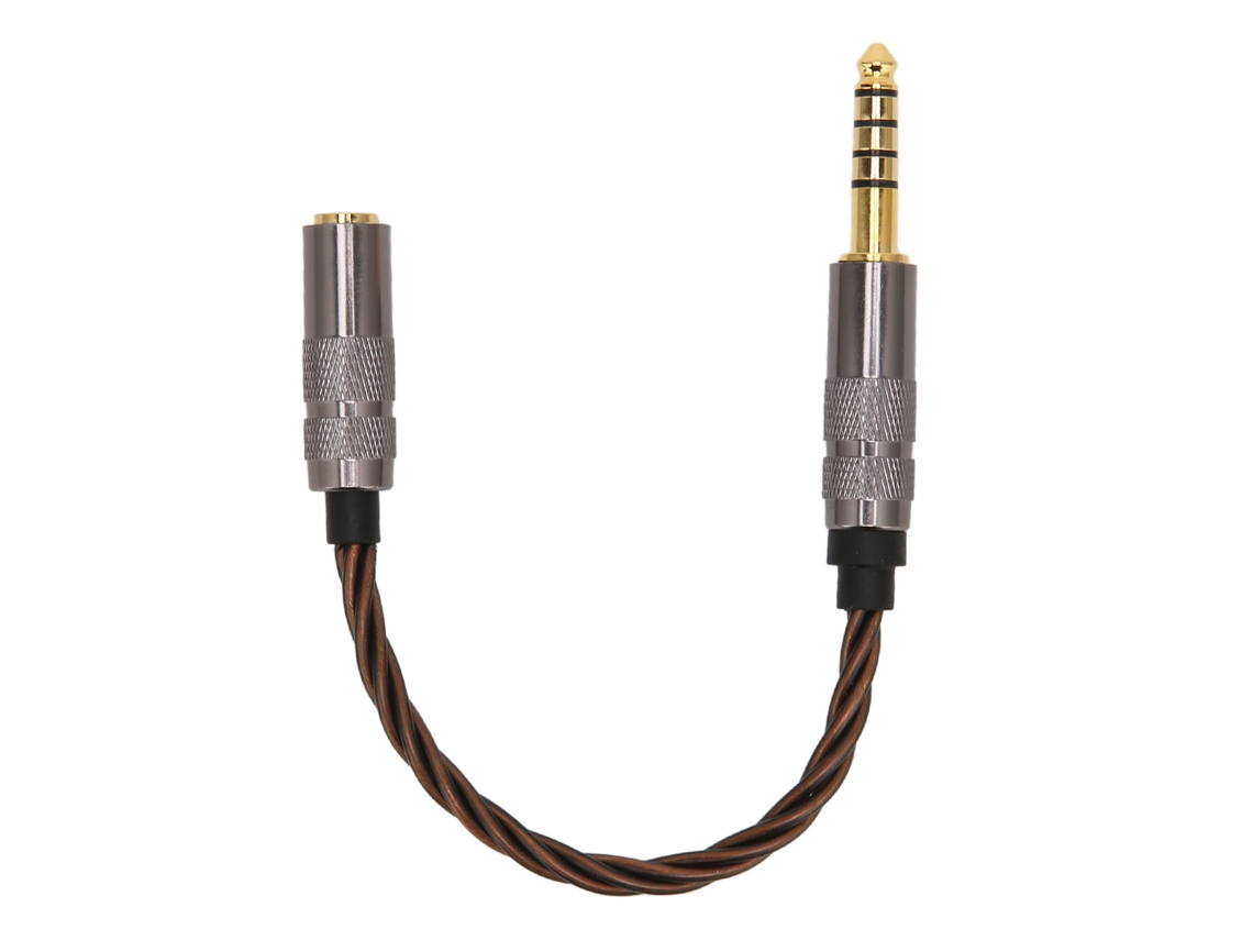 Cable Adaptador Para Auriculares De 4,4 Mm Macho A 2,5 Mm Hembra Con Conector Chapado En Oro