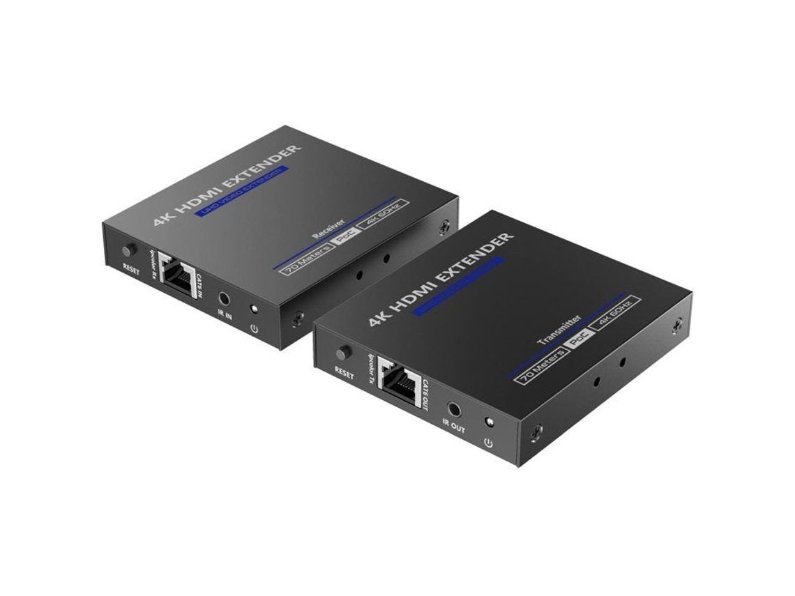 Extensor HDMI 2.0 Premiumcord Ultra HD 4kx2k60hz hasta 70 m vía Cat6/Cat6a/Cat7