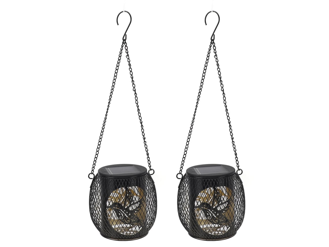 Linterna Solar Ip65 Resistente Al Agua, De Alto Brillo, Decorativa, Con Luz Led Colgante Para Exteri