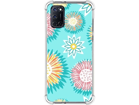 Carcasa Oppo A52 TUMUNDOSMARTPHONE Dibujos Antigolpes Flores 05 Multicolor
