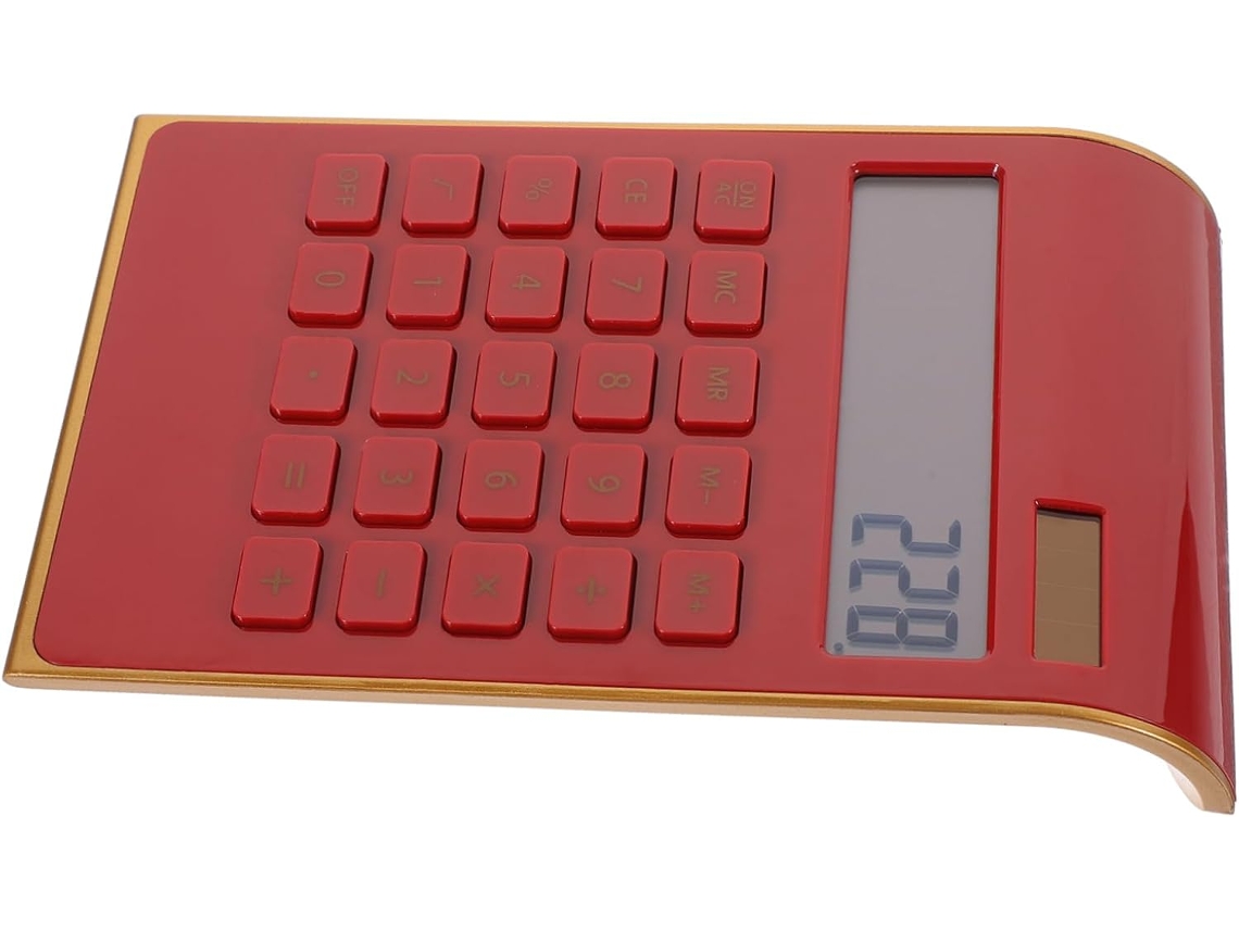 Calculadora Solar Electrónica Portátil De Herramienta Para Oficina Decoración De Escritorio Escuela